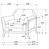 Caspian - Accent Chair - Gray