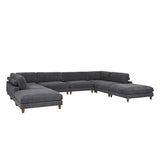 Modern Modular Sectional With Adjustable Back Support