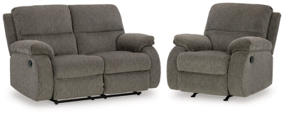 Scranto Reclining Loveseat and Recliner - 66502U2