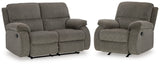Scranto Reclining Loveseat and Recliner - 66502U2