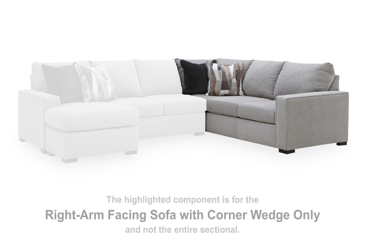 Lakepoint Right-Arm Facing Sofa with Corner Wedge - 6680449