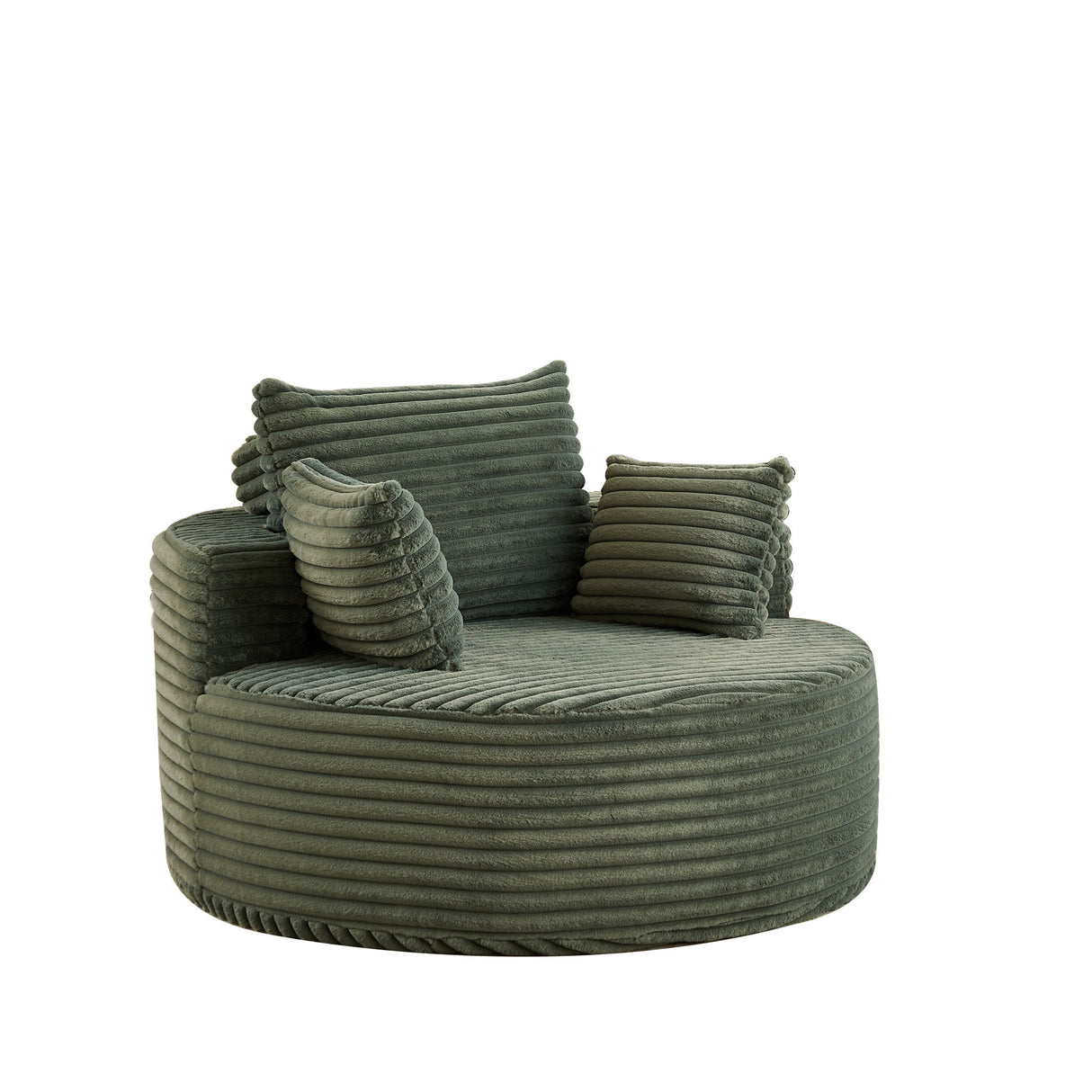 Modern Single Sofa With Backrest Pillow For Living Room