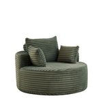 Modern Single Sofa With Backrest Pillow For Living Room