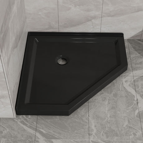 Goodyo - Neo-Angle Shower Base - Black