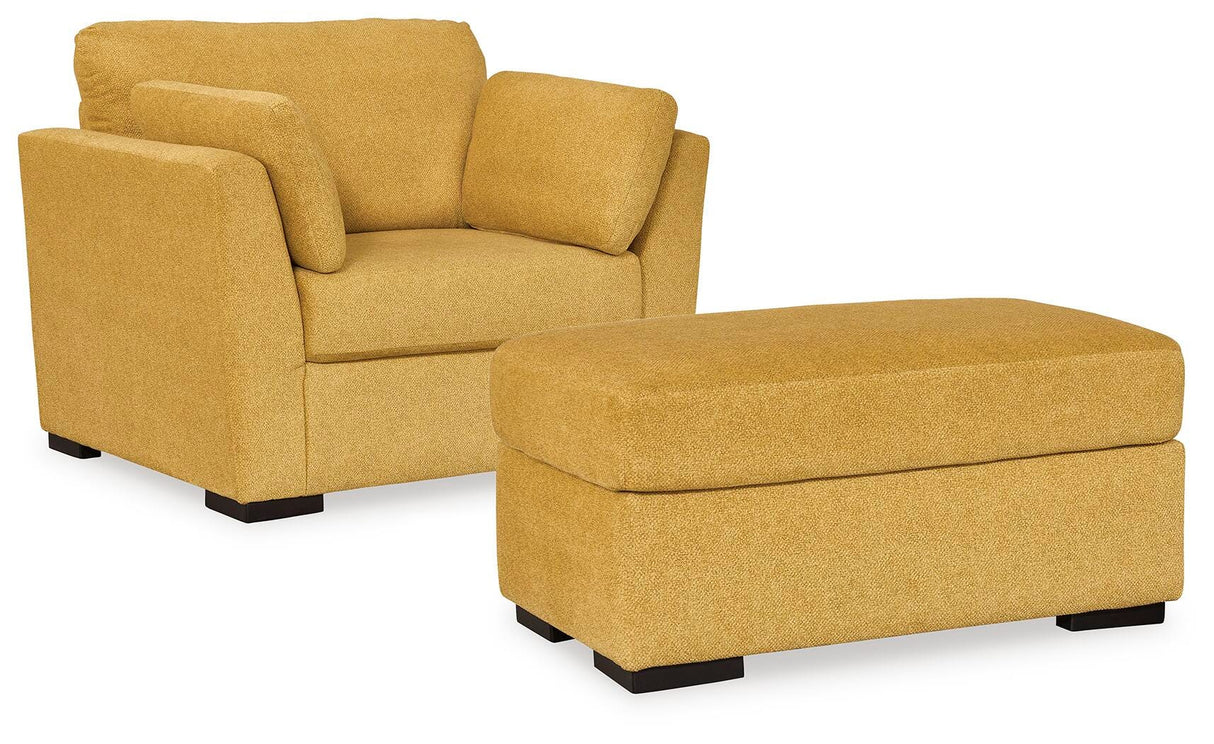Keerwick Sofa, Loveseat, Oversized Chair and Ottoman - 67506U3