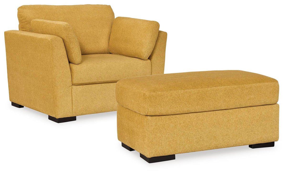 Keerwick Oversized Chair and Ottoman - 67506U2