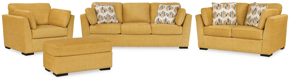 Keerwick Sofa, Loveseat, Oversized Chair and Ottoman - 67506U3