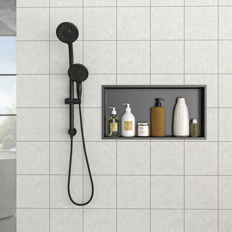 Stainless Steel Shower Niche With Seamless Design For Bathroom Storage