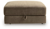 Camellia-Court Ottoman With Storage - 6820711