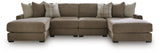 Camellia-Court 4-Piece Double Chaise Sectional - 68207S9