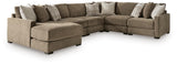 Camellia-Court 6-Piece Sectional with Chaise - 68207S14