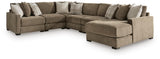 Camellia-Court 6-Piece Sectional with Chaise - 68207S15