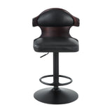 Saby - Adjustable Stool With Swivel - Charcoal