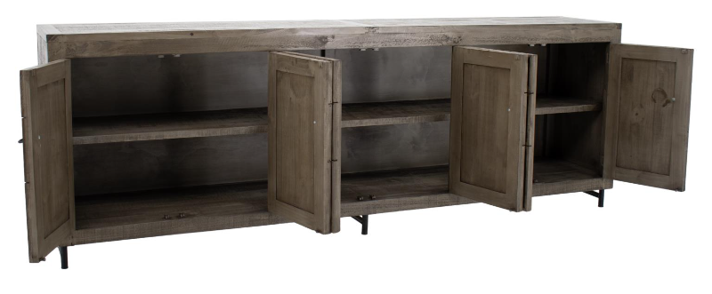 VA   DOLLY   GRANITE   6   DOOR   CONSOLE - D5346