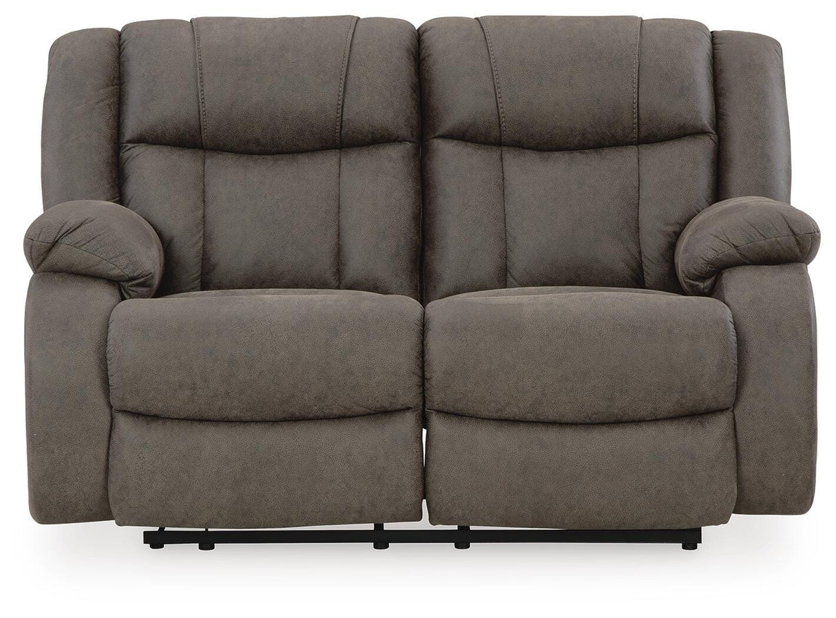 First Base Reclining Loveseat and 2 Recliners - 68804U3