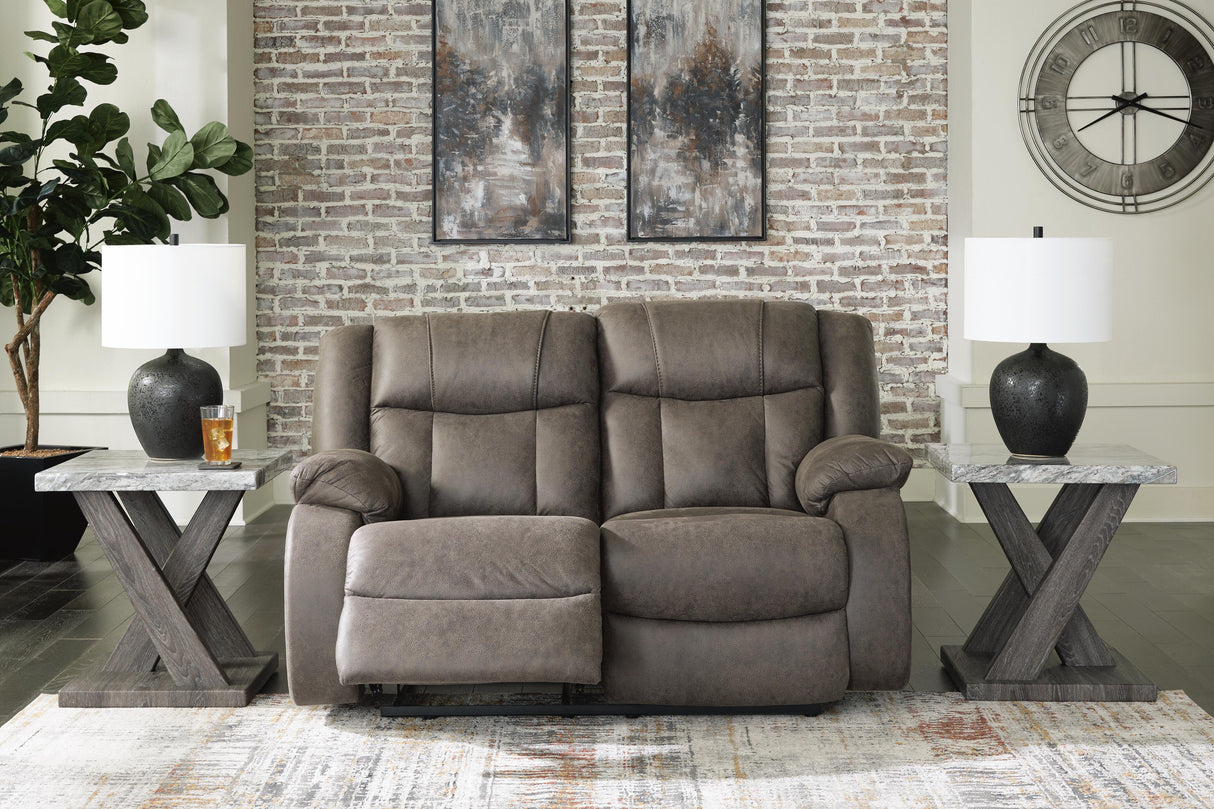 First Base Reclining Sofa, Loveseat and Recliner - 68804U2