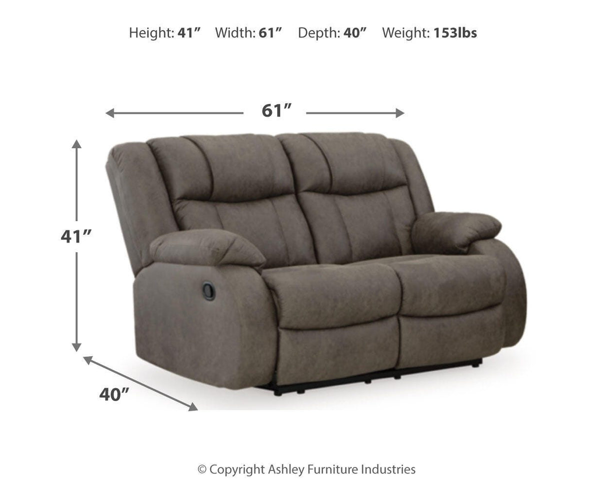 First Base Reclining Sofa, Loveseat and Recliner - 68804U2
