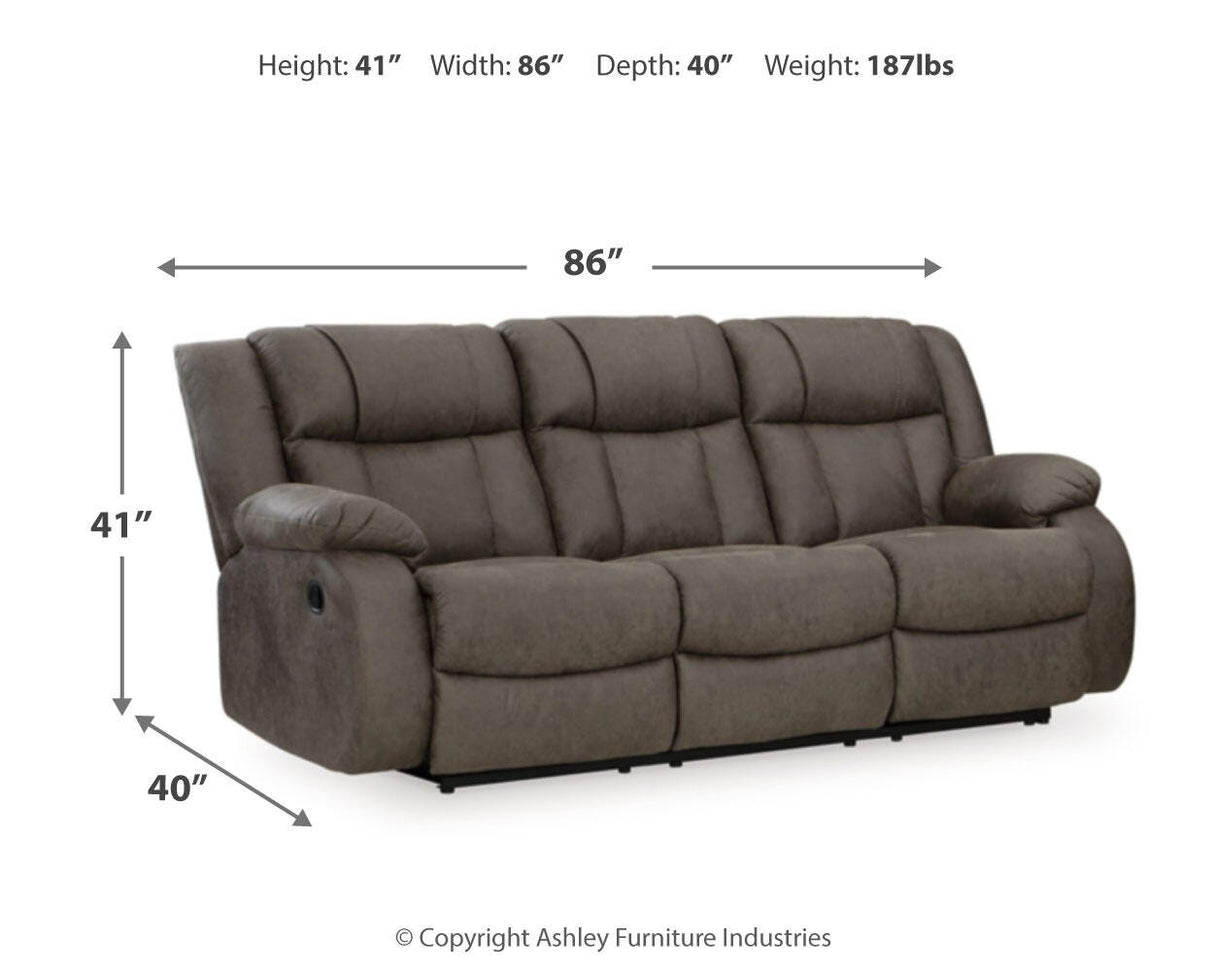First Base Reclining Sofa, Loveseat and Recliner - 68804U2
