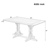 Dining Table With Trestle Base