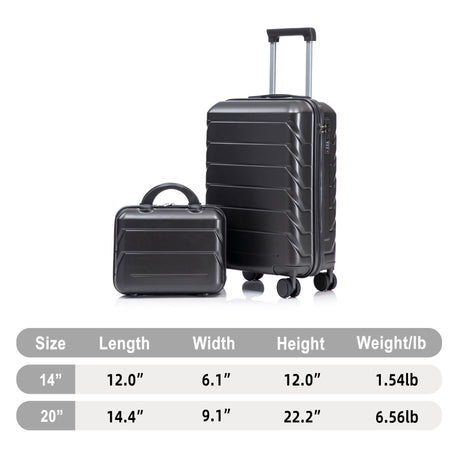 Spinner Luggage Set With Combination Lock