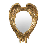 Wing Accent Mirror, Wall Mirror For Living Room - Gold