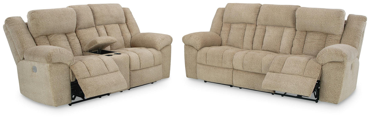 Tip-Off Power Reclining Sofa and Loveseat - 69305U1