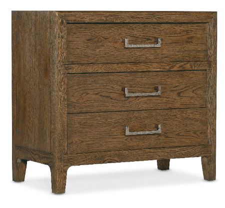 Casual 3-Drawer Nightstand with USB Ports - 6033-90016-85