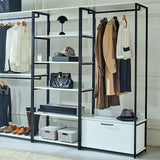 Fiona - Freestanding Walk-In Closet System - White