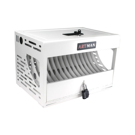 16 Bay Charging Cabinet For Laptop book, Locking Charging Station