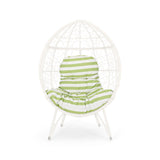 Cosmos - Round Hammered Iron Teardrop Chair