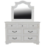 Z Freedom Queen Padded Bed, Dresser, & Mirror - FREEQPH+FREEQFB+FREEQRS+FREEMI+FREEDR