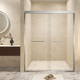 Double Sliding Shower Door With Explosion Proof Film