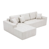 L - Shaped Corner Chaise Sofa Bed