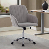 Adjustable Ergonomic Office Chair, Swivel Backrest Seat