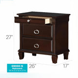 Triton - Nightstand - Cappuccino