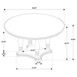 Claire - Round Dining Table Set