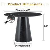 Round Dining Table - Black
