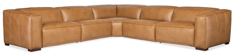 Fresco 5 Seat Sectional 4-Power Recline & Power Headrest - SS404-5PC4-080