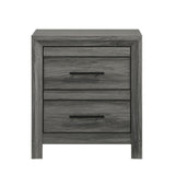 Denver - 2 Drawer Nightstand - Gray