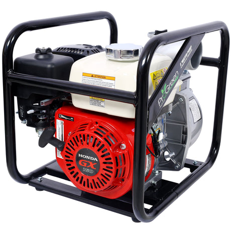Honda - Gx160 Engine Water Pump 3" 264Gpm With 3In Npt Coupler - Black / Red