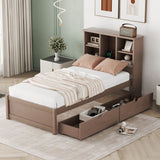 Bed Frame With Built In USB Port And 2 Drawers
