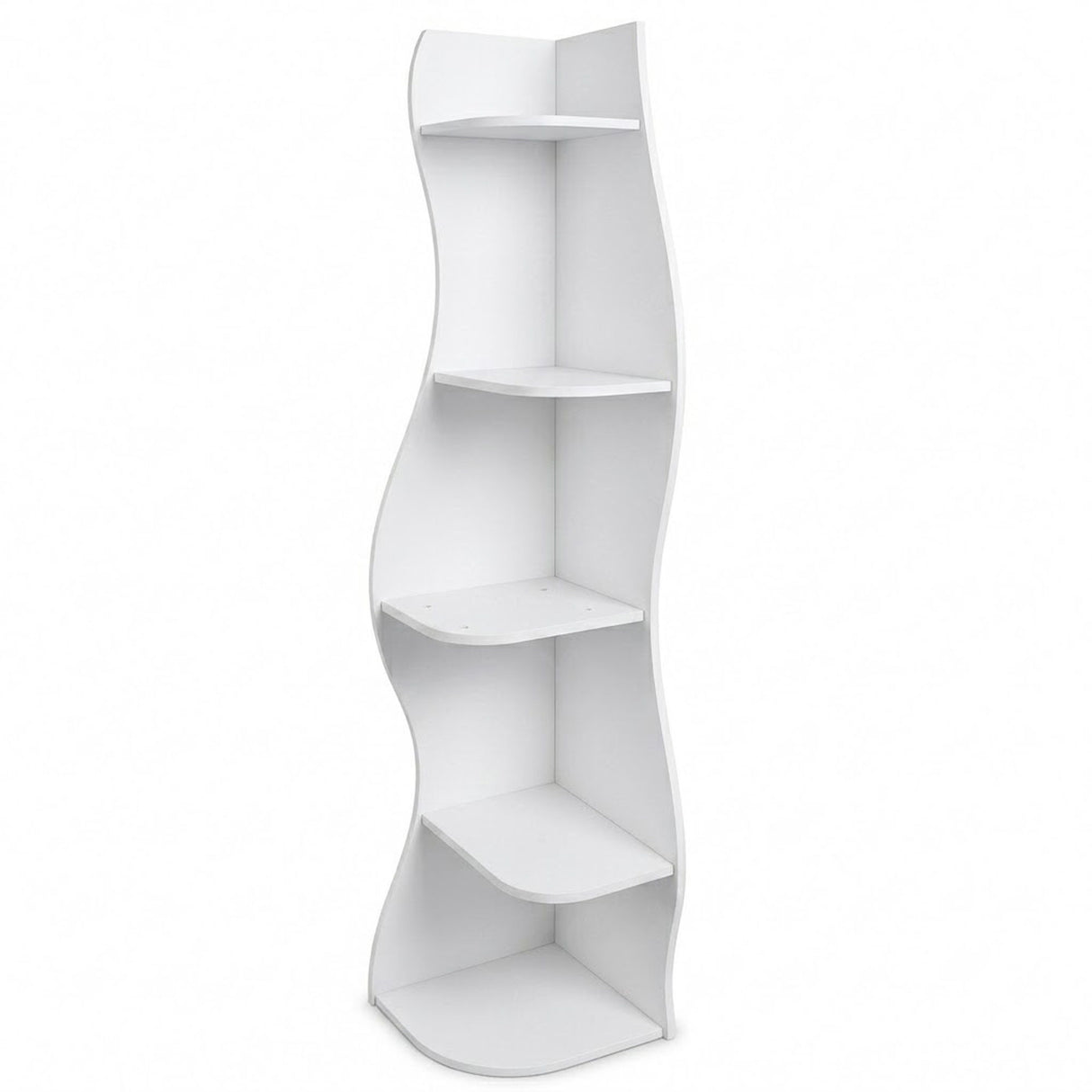 5 Tier S - Shaped Corner Shelf For Living Room