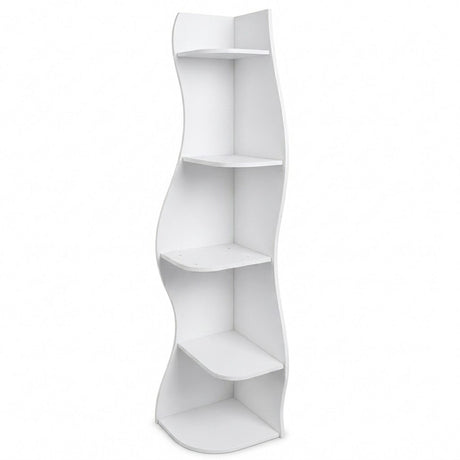 5 Tier S - Shaped Corner Shelf For Living Room