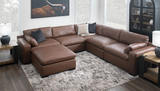 City Limits II 5-Piece Sectional & Ottoman - OTDSCL+ARCDSCLx2+RACDSCL+LACDSCL+WEDSCL