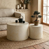 Modern Round Nesting Coffee Table (Set of 2)