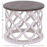 VO   BROCADE   NW/GRANITE   END   TABLE - BROENWG