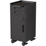 Rolling Tool Cabinet Heavy Duty Garage Storage With Lockable Doors