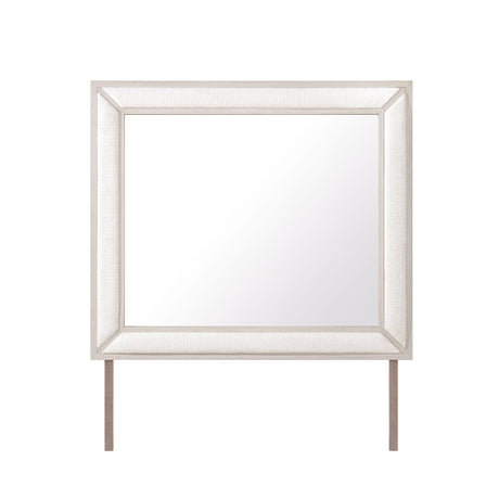 Ciara - Upholstered Mirror - Beige