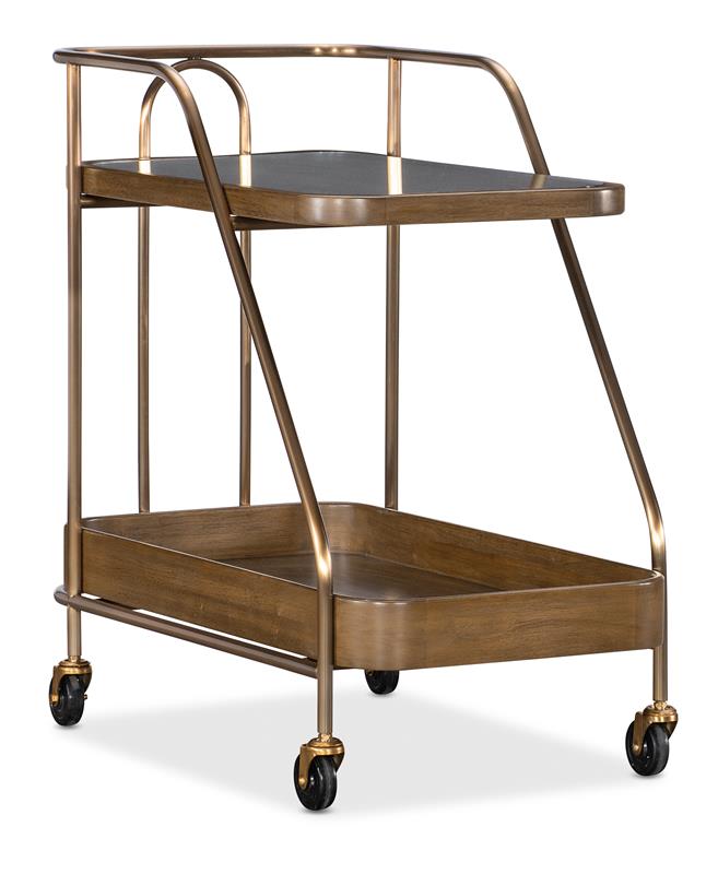 Commerce and Market Walnut Wine and Bar Cart - 7228-50763-85