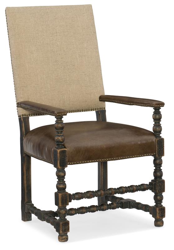 Hill Country Comfort Upholstered Arm Chair - 5960-75400-BLK